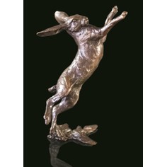 Richard Cooper Limited Edition Small Hare Boxing Bronze Sculpture