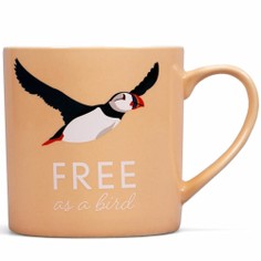 RSPB Puffin "Free as a Bird" Mug