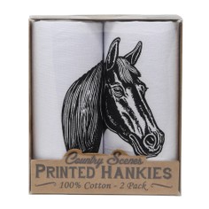 Pack of 2 Horse Handkerchiefs