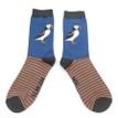 Men's Puffin Stripes Socks Denim additional 1
