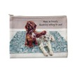The Little Dog Laughed Cockapoo Zip Purse / Makeup Bag additional 1
