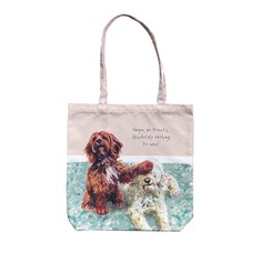 The Little Dog Laughed Cockapoo Packable Tote Bag