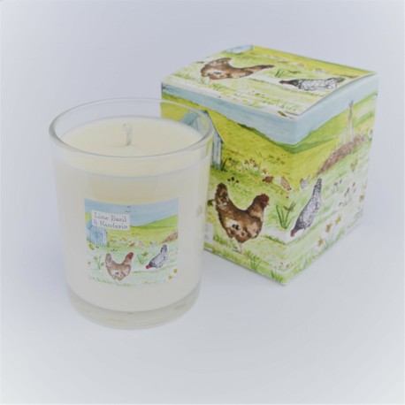 Chicken & Shed Lime, Basil & Mandarin 20cl Scented Candle