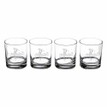 Just Slate Golf Etched Whisky Glass Tumbler Gift Set (Set of 4) additional 3