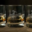 Just Slate Golf Etched Whisky Glass Tumbler Gift Set (Set of 4) additional 2
