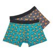 Eco Chic Men's Highland Cow Bamboo Boxers (Pack of 2) additional 2