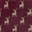 Fox & Chave Stag Plum Silk Tie additional 2