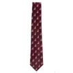 Fox & Chave Stag Plum Silk Tie additional 3
