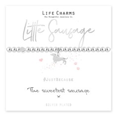 Little Sausage Dachshund Charm Bracelet