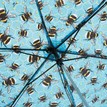 Eco Chic Blue Bumble Bee Mini Umbrella additional 2