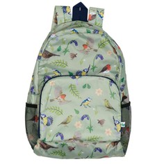 Eco Chic RSPB Green Bird Backpack