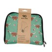 Eco Chic Green Floral Highland Cow Backpack additional 2