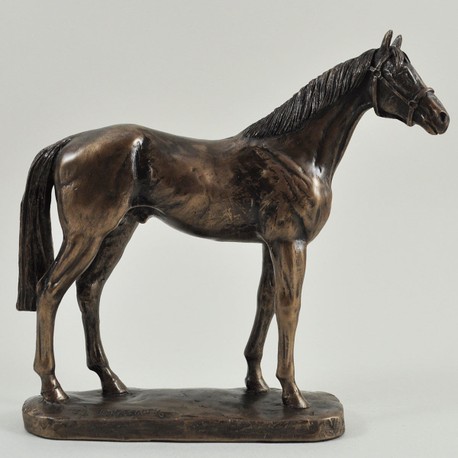 David Geenty Epsom Dandy Horse Cold Cast Bronze Sculpture
