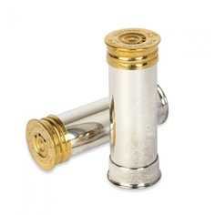 Culinary Concepts Silver Plated Cartridge Salt and Pepper Shakers