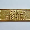'Gone Fishing' Brass Sign additional 1