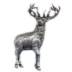 Pewter Lapel Pin - Stag