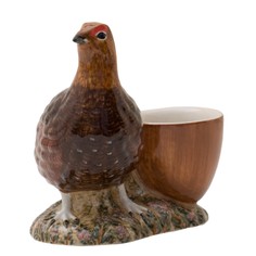 Quail Ceramics Red Grouse Egg Cup