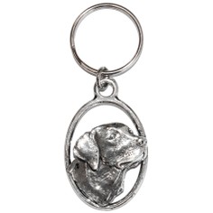 Pewter Labrador Key Ring