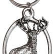 Pewter Stag Key Ring additional 1