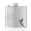 English Pewter 6oz Stainless Steel Flying Pheasant Hip Flask additional 1