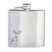 English Pewter 6oz Stainless Steel Stag Hip Flask additional 1