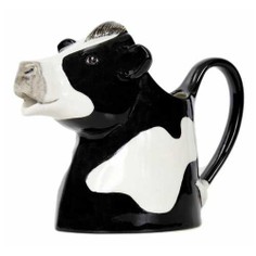 Quail Ceramics Friesian Cow Design Milk Jug