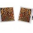 Fox & Chave Pheasant Feather Effect Cufflinks additional 1