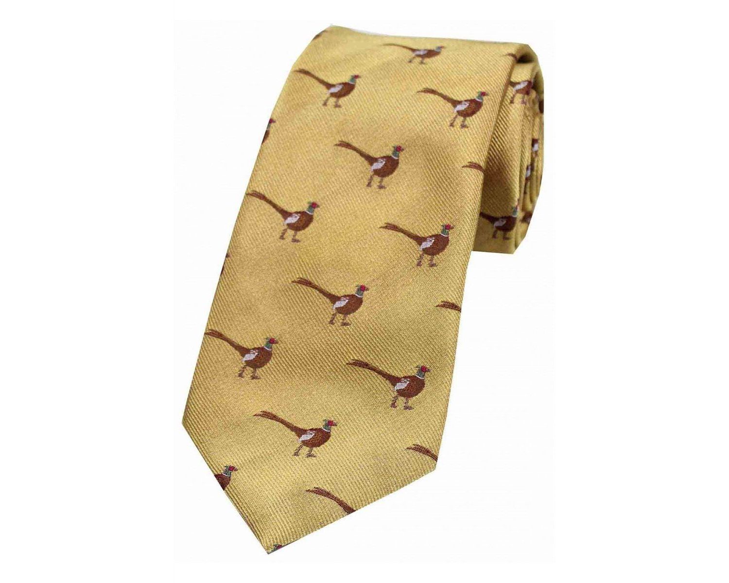 yellow shooting tie
