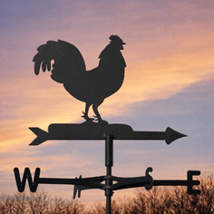 Cockerel/Rooster Metal Weathervane alternative