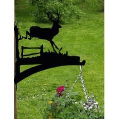 Stag Deer Jump Hanging Basket Bracket