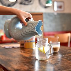 Dove Grey Gluggle Jug - Extra Large alternative