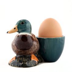Quail Ceramics Mallard Duck Egg Cup