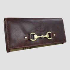 Grays "Lily" Snaffle Purse with Hunter tweed