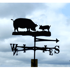 Pigs Metal Weathervane alternative