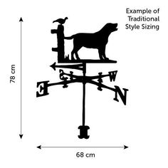 Buttercup Cow Metal Weathervane alternative