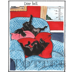 Tottering by Gently - Peeling A Carrot Funny Dog Print alternative