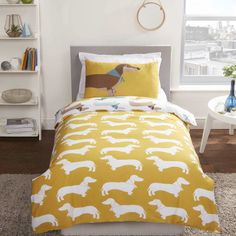 Dachshund Reversible Duvet Set alternative