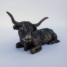 Highland Cow Cold Cast Bronze