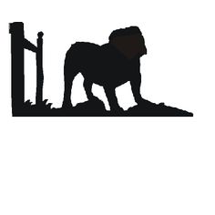 British Bulldog Metal Weathervane alternative