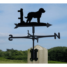 Labradoodle Dog Metal Weathervane