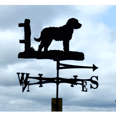 Labradoodle Dog Metal Weathervane alternative