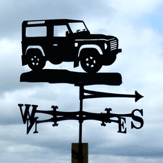 Land Rover Defender 90 Metal Weathervane alternative