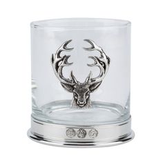 Pair of Stag Pewter Whisky Glasses alternative