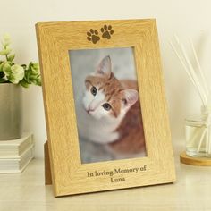 Personalised Paw Prints Photo Frame alternative