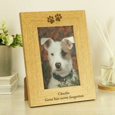 Personalised Paw Prints Photo Frame