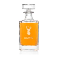 Personalised Classic Square Stag Decanter alternative