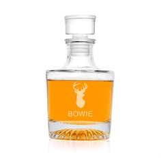 Personalised Round Stag Decanter alternative