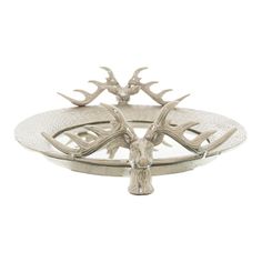 Stag Heads Mirrored Tray alternative