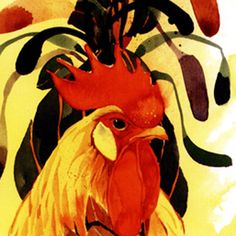 Mary Ann Rogers Limited Edition "Proud" Cockerel Print alternative
