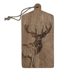 Stag Engraved Wooden Serving/Cheese Board